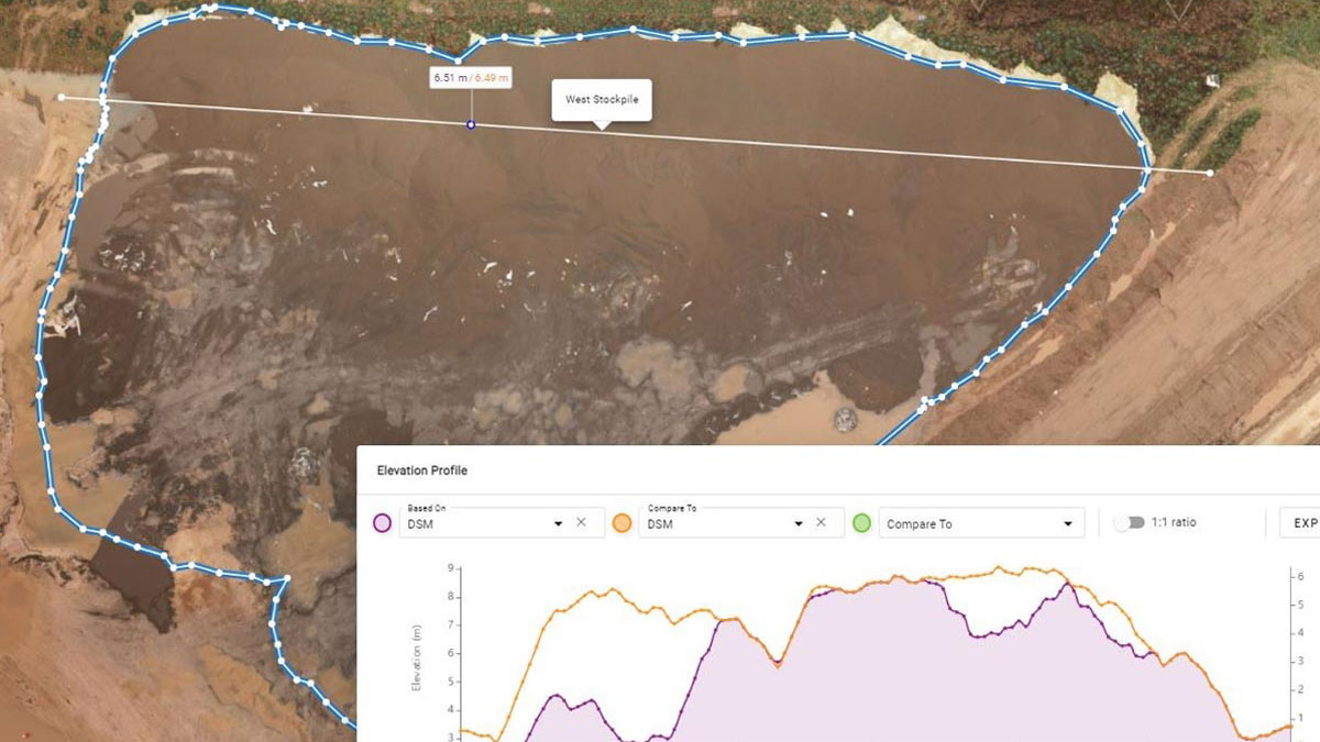 Stockpile Analysis and Quantification of Material