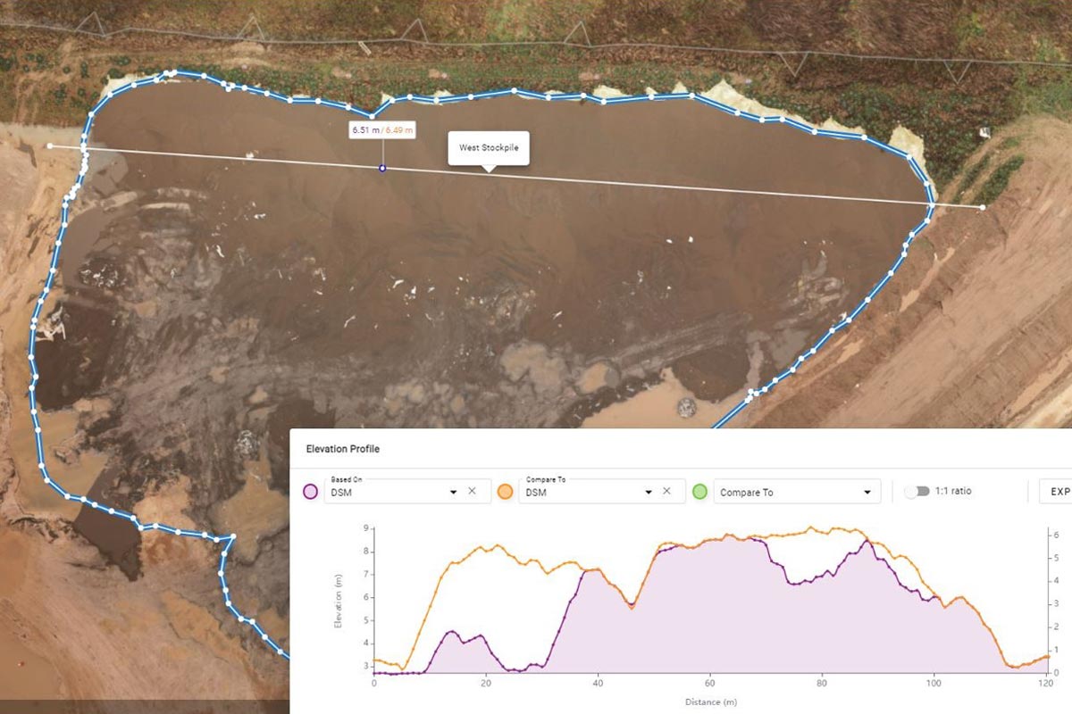 Stockpile Analysis and Quantification of Material